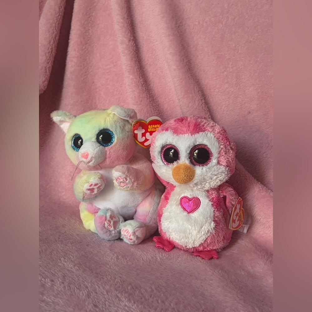 Beanie boo & beanie belly duo